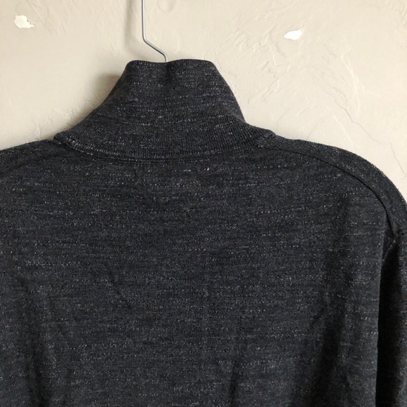 Banana Republic Grey Mock Neck Popover Sweater - Picture 6 of 9